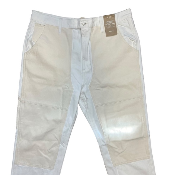 NWT Madewell The '90s Straight Jean: Two-Tone Workwear Edition - Picture 4 of 9